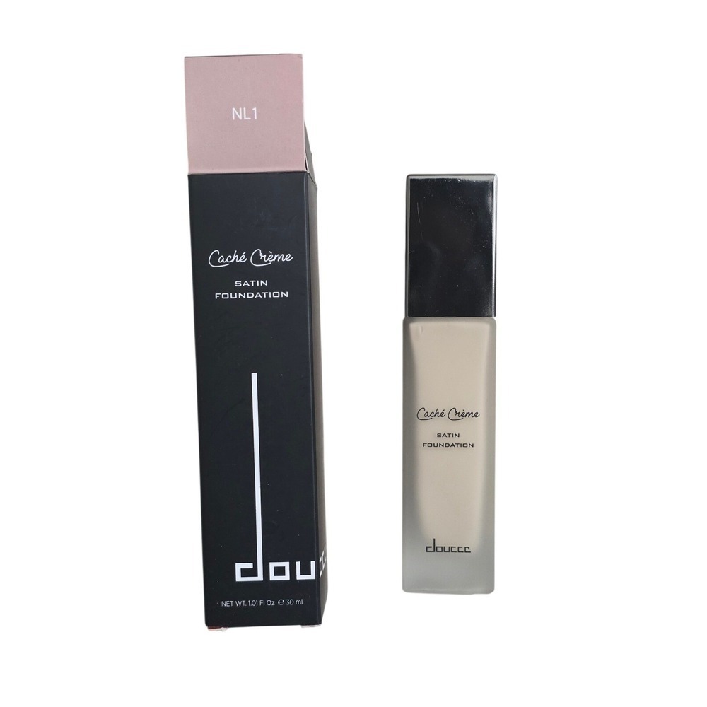 Doucce Cache Creme Satin Foundation NL1 Full Coverage Hydrating 1.01oz New Box
